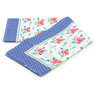 Polyester 29&quot; Square Stain Resistant Tablecloth (75 x 75 cm) Ruby Bouquet UNIKAT