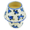 Polish Pottery Aroma Oil Burner Lamp 6&quot; Blue Berry Special UNIKAT