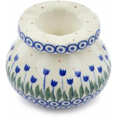 Polish Pottery Ashtray 4&quot; Water Tulip