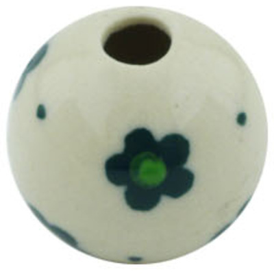 Polish Pottery Bead &frac34;-inch Flower Cascade