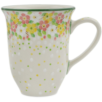 Polish Pottery Bistro Mug Blossom Sprinkle UNIKAT