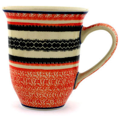 Polish Pottery Bistro Mug La Naranja