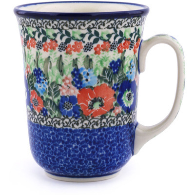 Polish Pottery Bistro Mug Superb Leitmotif UNIKAT