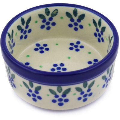 Polish Pottery Bowl 3&quot; Daisy Circles