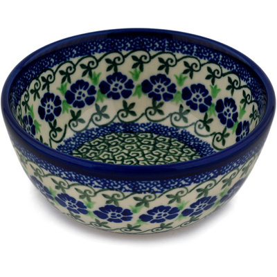 Polish Pottery Bowl 5&quot; Bayou Song