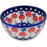 Polish Pottery Bowl 5&quot; Blue Eye Spring