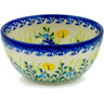 Polish Pottery Bowl 5&quot; Bright Blooms