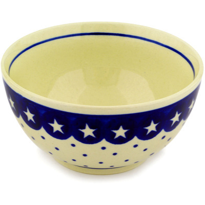 Polish Pottery Bowl 5&quot; Celestial Dreams