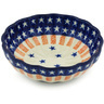 Polish Pottery Bowl 5&quot; Classic Americana