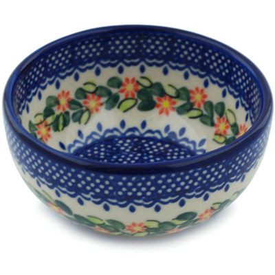Polish Pottery Bowl 5&quot; Elegant Garland