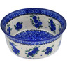 Polish Pottery Bowl 5&quot; Lovely Blueberries