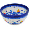 Polish Pottery Bowl 5&quot; Sailing Through Your Dreams