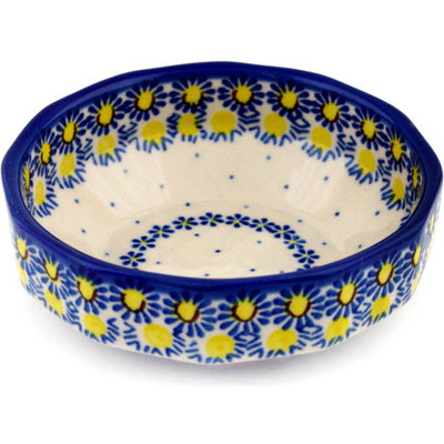 Polish Pottery Bowl 5&quot; Sunshine Daisy