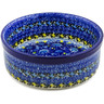 Polish Pottery Bowl 6&quot; Deep Blue UNIKAT