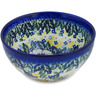 Polish Pottery Bowl 6&quot; Floral Fantasy UNIKAT