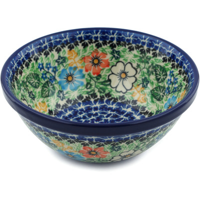 Polish Pottery Bowl 6&quot; Glorious Concept UNIKAT