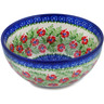 Polish Pottery Bowl 6&quot; Midsummer Bloom