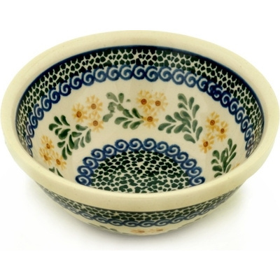 Polish Pottery Bowl 6&quot; Summer Day