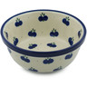 Polish Pottery Bowl 6&quot; Wild Blueberry