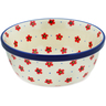Polish Pottery Bowl 6&quot; Wildflower Burst