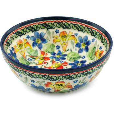 Polish Pottery Bowl 7&quot; Marvellous Concept UNIKAT