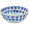 Polish Pottery Bowl 7&quot; Ombre Blue