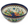 Polish Pottery Bowl 7&quot; Spring Splendor UNIKAT
