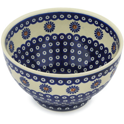 Polish Pottery Bowl 8&quot; Astrid Americana