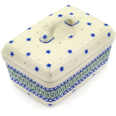 Polish Pottery Butter box Copernicus