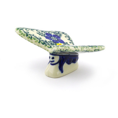 Polish Pottery Butterfly Figurine 3&quot;