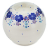 Polish Pottery Candle Holder 4&quot; The Floral Wish