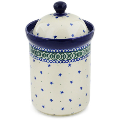 Polish Pottery Canister 9&quot; Copernicus