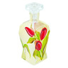 Glass Carafe 29 oz Frosty Tulips