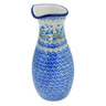 Polish Pottery Carafe 5 Cup Feathery Bluebells
