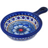 Polish Pottery Condiment Dish 7&quot; Blue Heaven