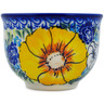 Polish Pottery Cup 8 oz Bright Blooms UNIKAT