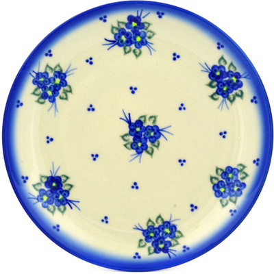 Polish Pottery Dessert Plate 7&frac12;-inch Poppy Triad