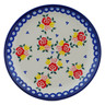 Polish Pottery Dessert Plate 7&frac12;-inch Sunny Side Blooms
