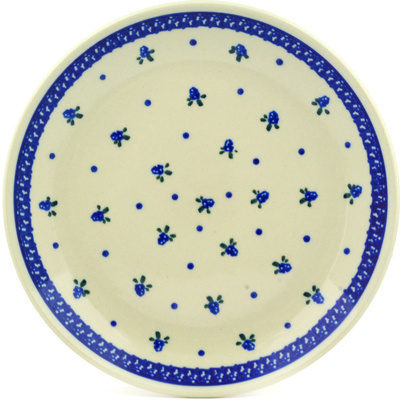 Polish Pottery Dessert Plate Polish Dots