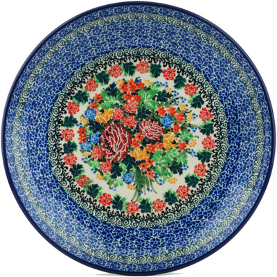 Polish Pottery Dinner Plate 10&frac12;-inch Amazing Sequence UNIKAT