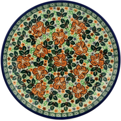 Polish Pottery Dinner Plate 10&frac12;-inch Autumn Dreams UNIKAT