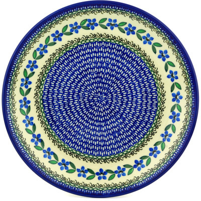 Polish Pottery Dinner Plate 10&frac12;-inch Blue Rolf Fiedler