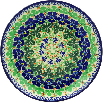 Polish Pottery Dinner Plate 10&frac12;-inch Brilliant Ivy UNIKAT