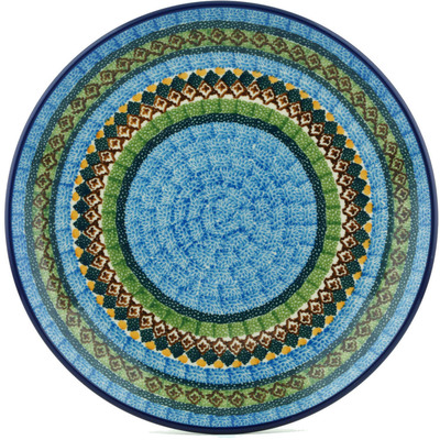 Polish Pottery Dinner Plate 10&frac12;-inch Country Fall UNIKAT