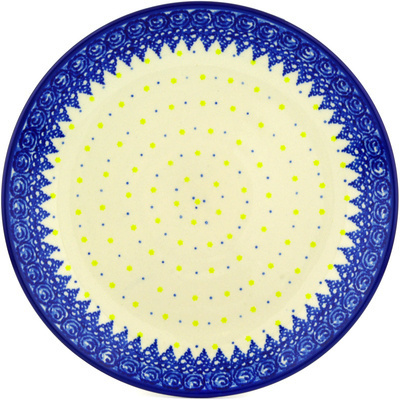Polish Pottery Dinner Plate 10&frac12;-inch Evening Frost