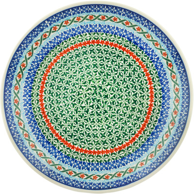 Polish Pottery Dinner Plate 10&frac12;-inch Field And Sky