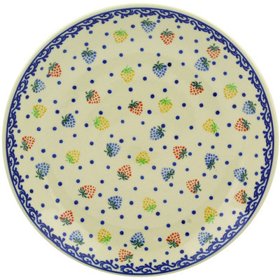 Polish Pottery Dinner Plate 10&frac12;-inch Fiesta Berries