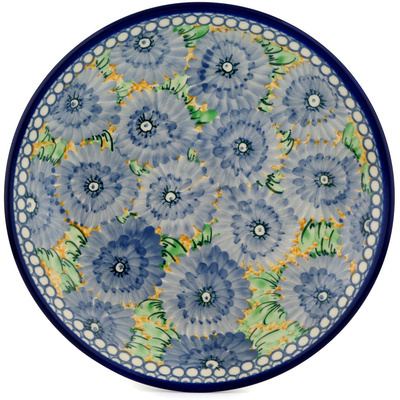 Polish Pottery Dinner Plate 10&frac12;-inch Floral Flush UNIKAT