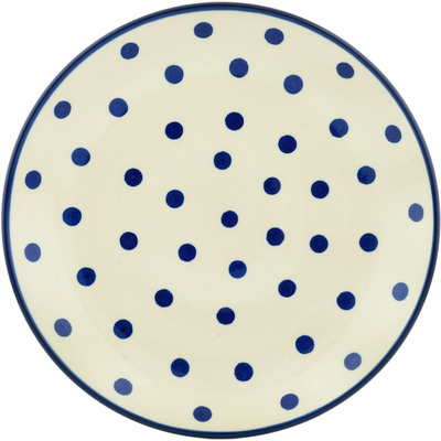 Polish Pottery Dinner Plate 10&frac12;-inch Happy Dots