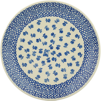 Polish Pottery Dinner Plate 10&frac12;-inch Hidden Butterfly